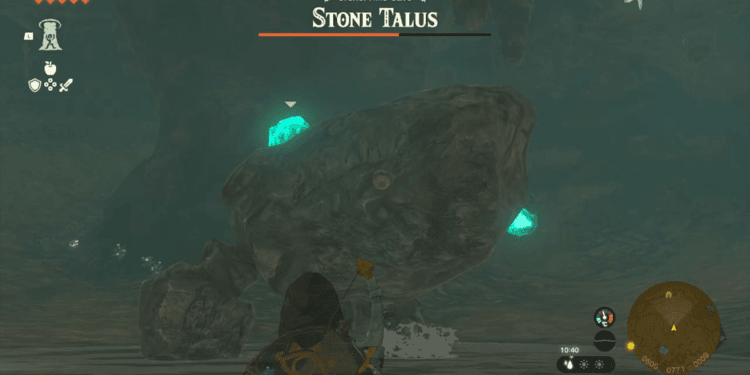 Stone Talus Coronary heart makes use of, boss technique in Zelda: Tears of the Kingdom