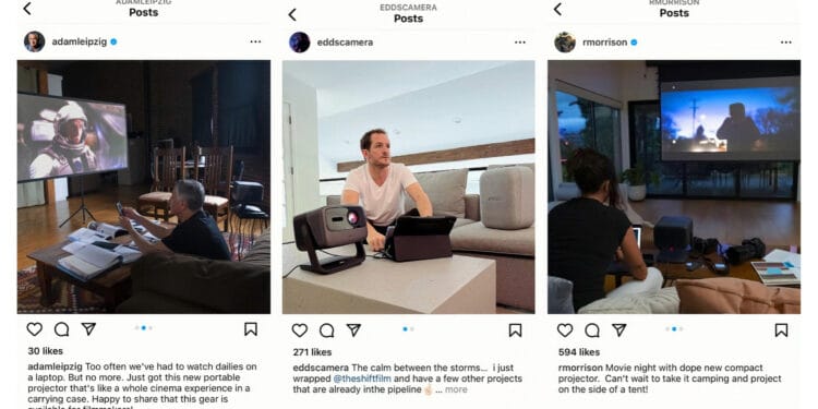 Wait… What? Oscar-winning filmmakers are utilizing this moveable projector from JMGO???