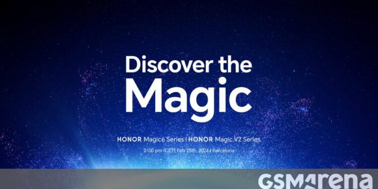 Magic 6 Sequence, Magic V2 RSR to debut at MWC, Honor confirms
